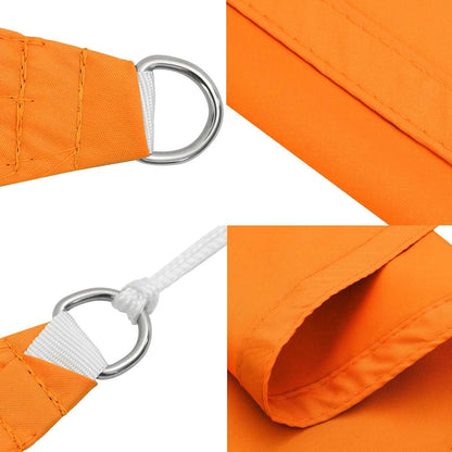 Sonnensegel 7X5X5 M 100% Polyester Oxford Orange
