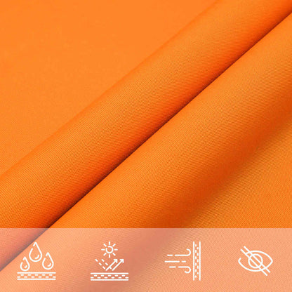 Sonnensegel 7X5X5 M 100% Polyester Oxford Orange