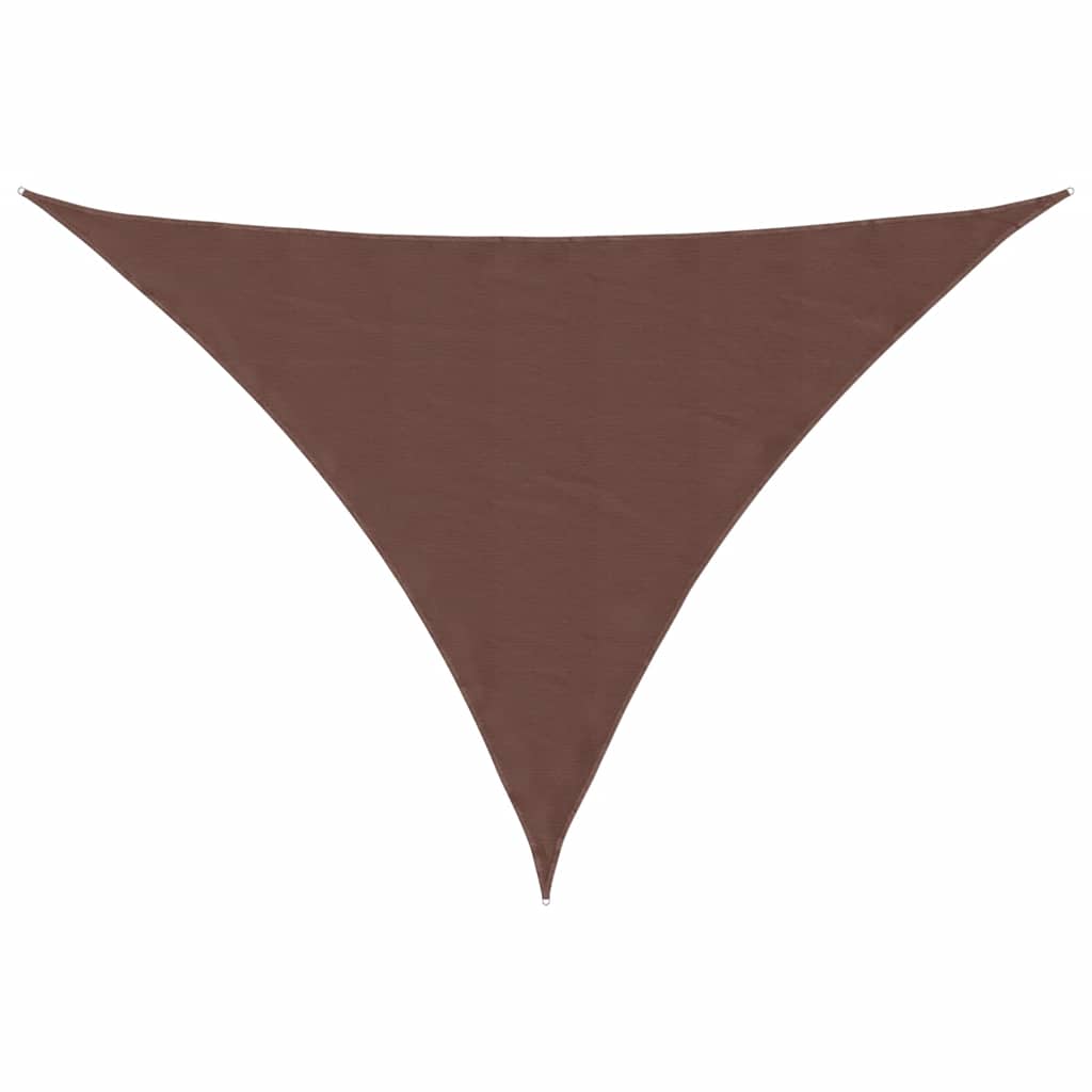 Sonnensegel 7X5X5 M 100% Polyester Oxford Braun