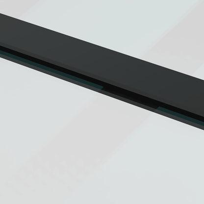 Schiebetür Mit Beschlag 76X205 Cm Esg-Glas & Aluminium