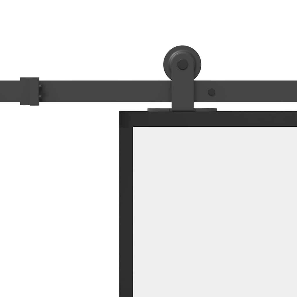 Schiebetür Mit Beschlag 76X205 Cm Esg-Glas & Aluminium