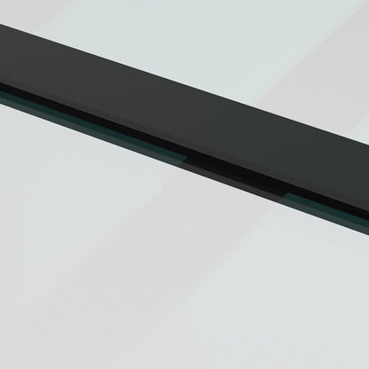 Schiebetür Mit Beschlag 76X205 Cm Esg-Glas & Aluminium