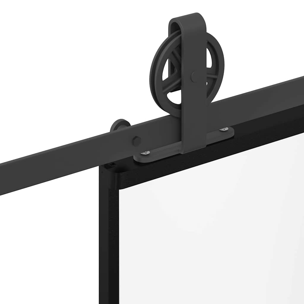 Schiebetür Mit Beschlag 102X205 Cm Esg-Glas & Aluminium