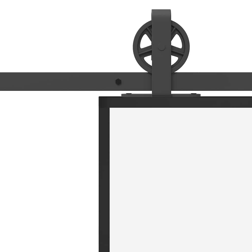 Schiebetür Mit Beschlag 102X205 Cm Esg-Glas & Aluminium