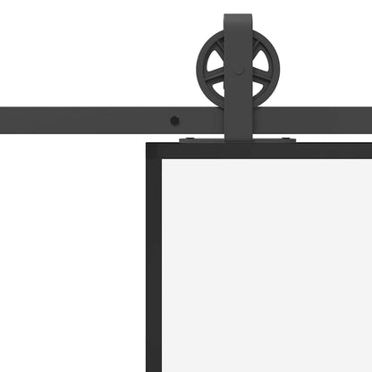 Schiebetür Mit Beschlag 102X205 Cm Esg-Glas & Aluminium