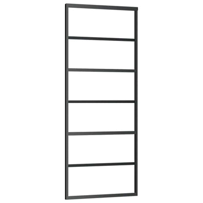 Schiebetür Mit Beschlag 76X205 Cm Esg-Glas & Aluminium