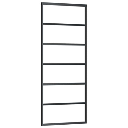 Schiebetür Mit Beschlag 76X205 Cm Esg-Glas & Aluminium