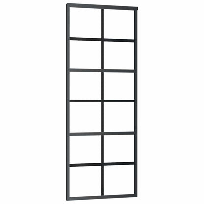 Schiebetür Mit Beschlag 76X205 Cm Esg-Glas & Aluminium