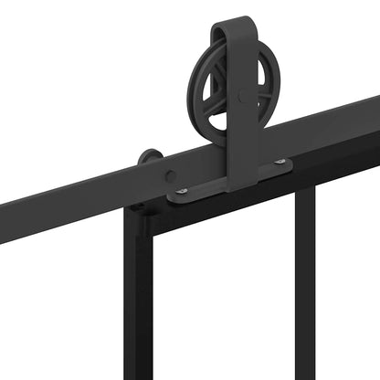 Schiebetür Mit Beschlag 76X205 Cm Esg-Glas & Aluminium