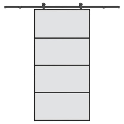 Schiebetür Mit Beschlag 102,5X205 Cm Esg-Glas & Aluminium