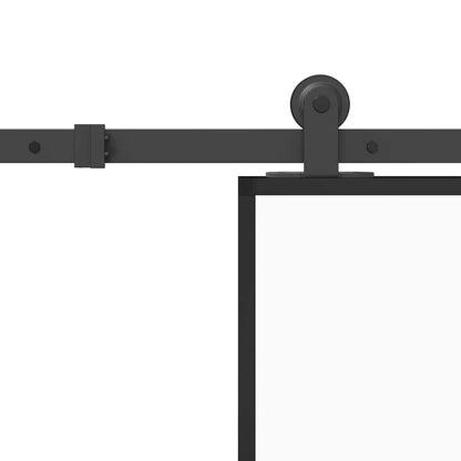 Schiebetür Mit Beschlag 76X205 Cm Esg-Glas & Aluminium