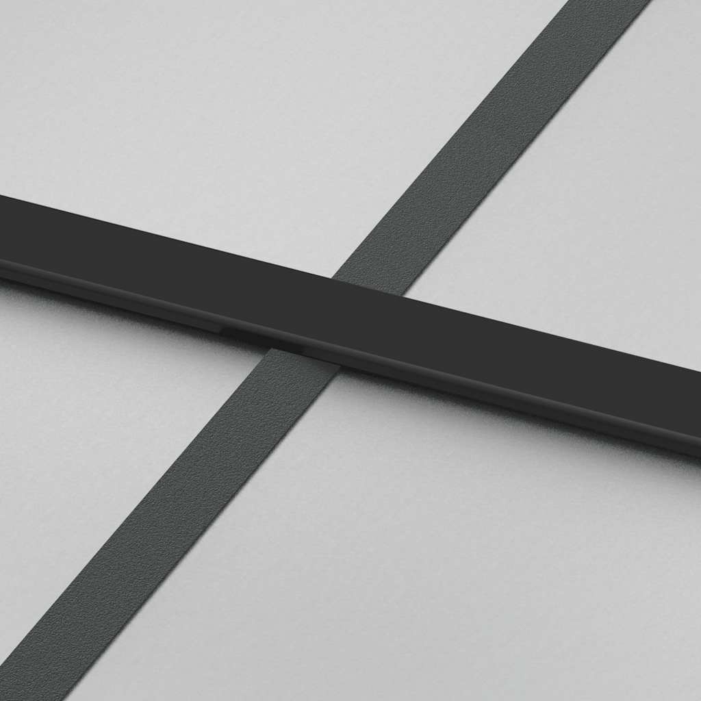 Schiebetür Mit Beschlag 90X205 Cm Esg-Glas & Aluminium