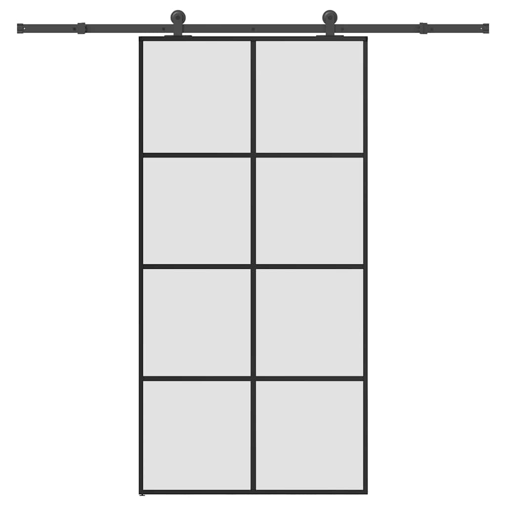 Schiebetür Mit Beschlag 102,5X205 Cm Esg-Glas & Aluminium