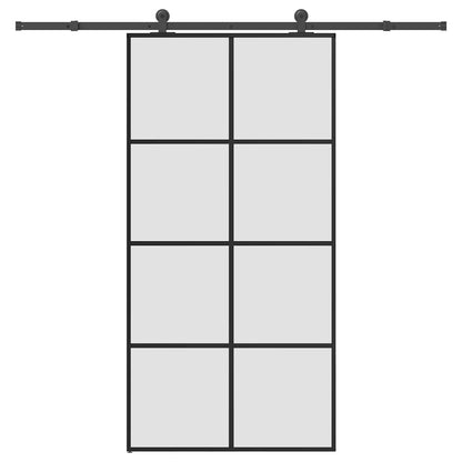 Schiebetür Mit Beschlag 102,5X205 Cm Esg-Glas & Aluminium