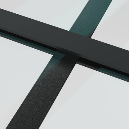 Schiebetür Mit Beschlag 76X205 Cm Esg-Glas & Aluminium