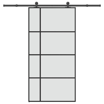 Schiebetür Mit Beschlag 102,5X205 Cm Esg-Glas & Aluminium