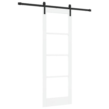 Schiebetür Orkdal Weiß Und Schwarz 73,5 X 211 Cm