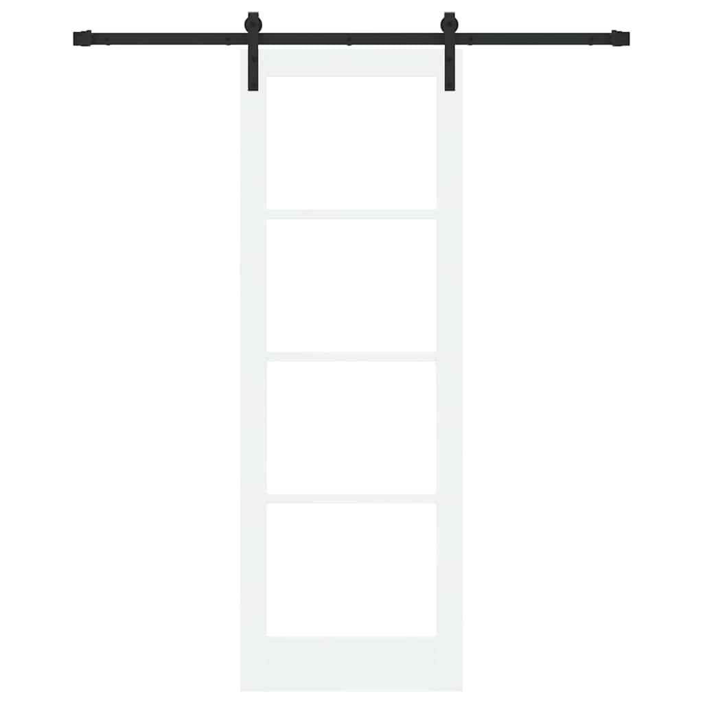 Schiebetür Orkdal Weiß Und Schwarz 73,5 X 211 Cm