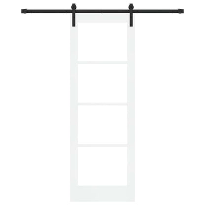 Schiebetür Orkdal Weiß Und Schwarz 73,5 X 211 Cm