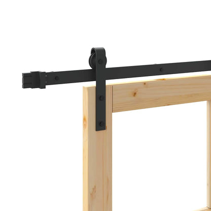 Schiebetür Orkdal Natürlich Und Schwarz 78 X 232 Cm