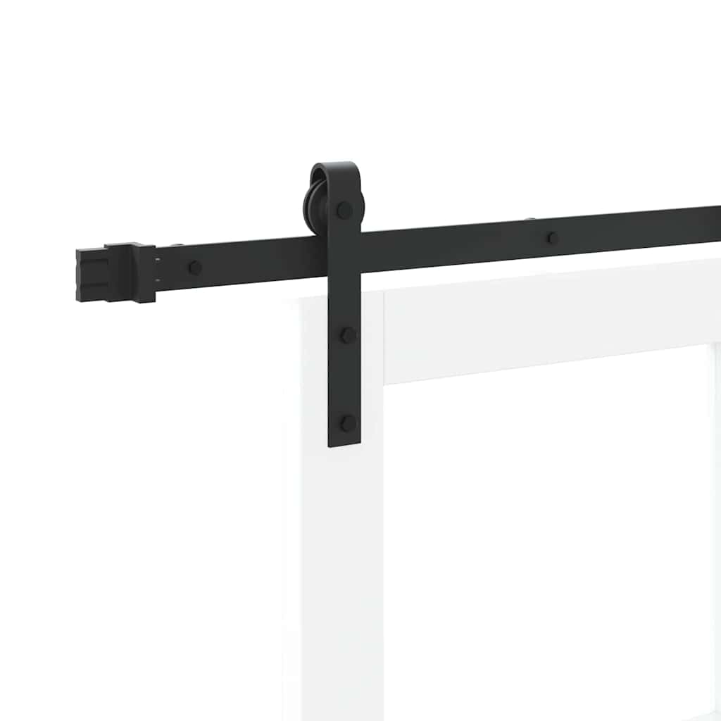 Schiebetür Orkdal Weiß Und Schwarz 73,5 X 211 Cm