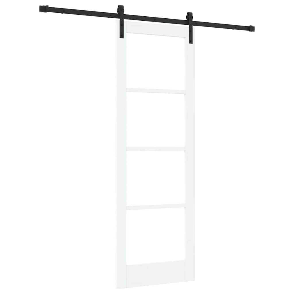 Schiebetür Orkdal Weiß Und Schwarz 73,5 X 211 Cm