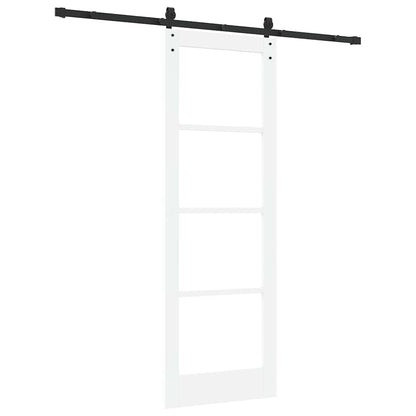 Schiebetür Orkdal Weiß Und Schwarz 73,5 X 211 Cm