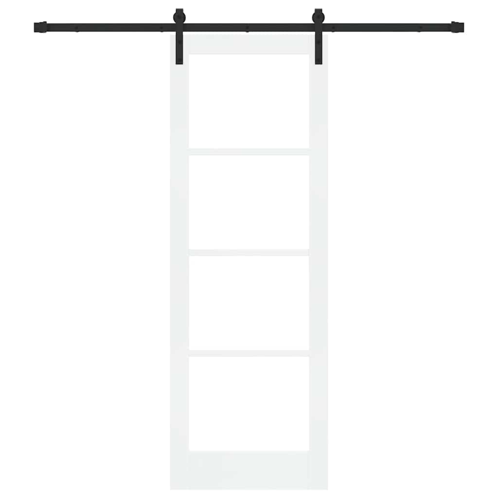 Schiebetür Orkdal Weiß Und Schwarz 73,5 X 211 Cm