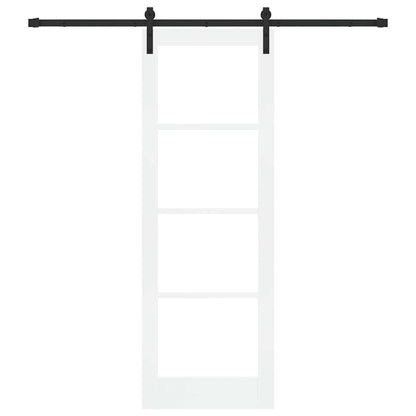 Schiebetür Orkdal Weiß Und Schwarz 73,5 X 211 Cm