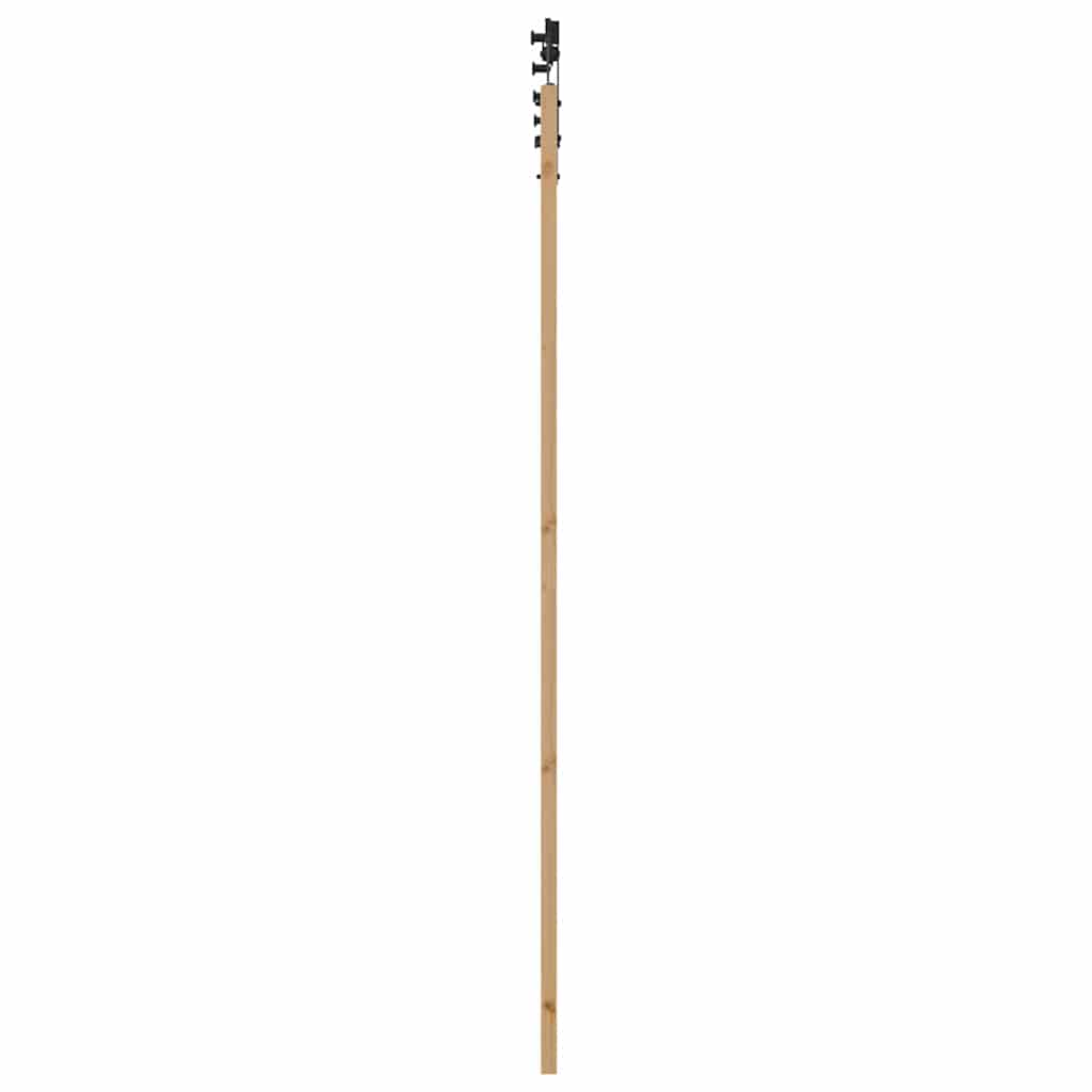 Schiebetür Orkdal Natürlich Und Schwarz 78 X 232 Cm