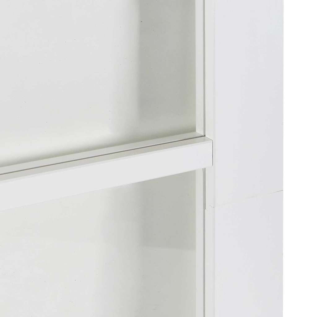 Schiebetür Orkdal Weiß 73,5 X 211 Cm Massivholz Kiefer Und Glas