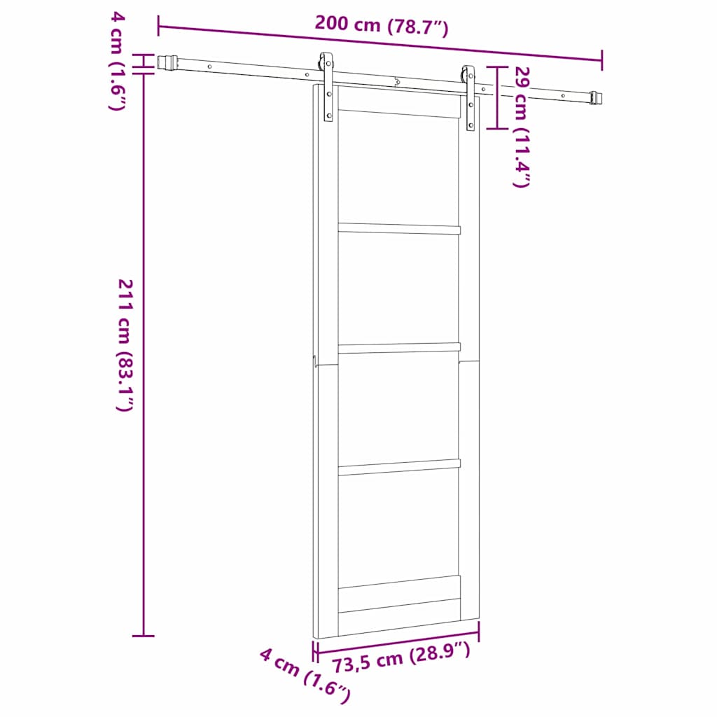 Schiebetür Orkdal Weiß 73,5 X 211 Cm Massivholz Kiefer Und Glas