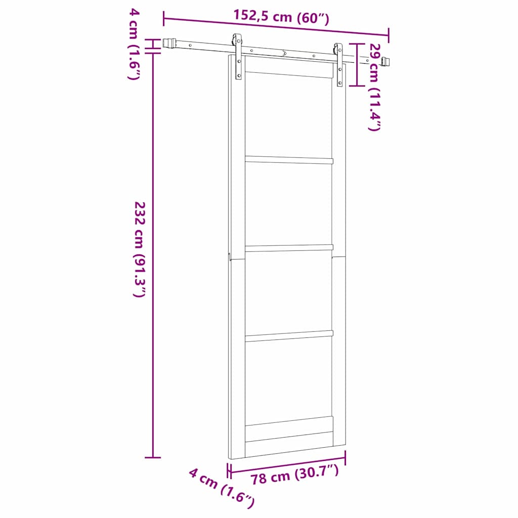 Schiebetür Orkdal Natur 78 X 232 Cm Massivholz Kiefer Und Glas