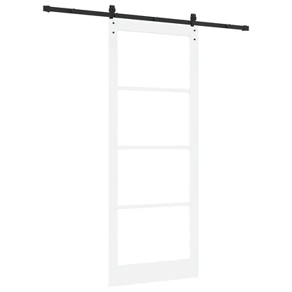 Schiebetür Orkdal Weiß Massivholz Kiefer Und Glas