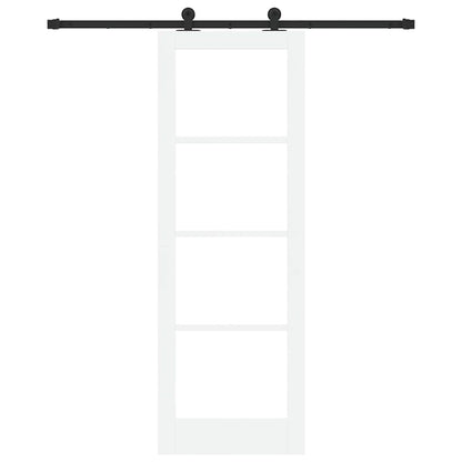Schiebetür Orkdal Weiß Und Schwarz 73,5 X 211 Cm