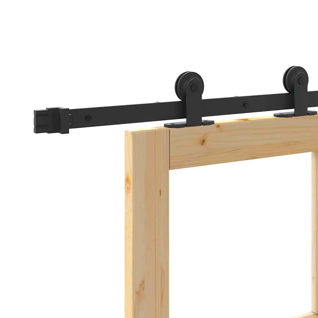 Schiebetür Orkdal Natürlich Und Schwarz 78 X 232 Cm