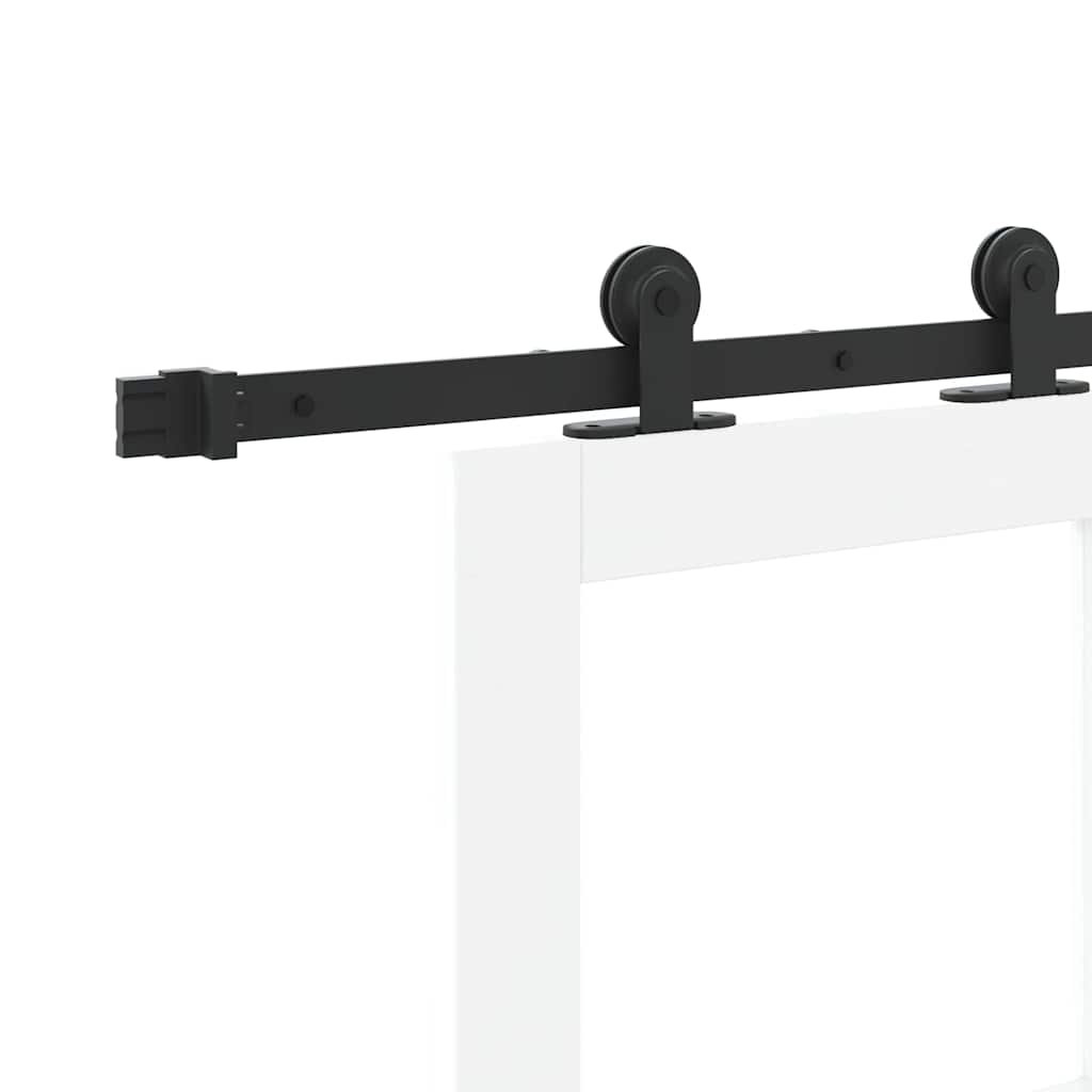 Schiebetür Orkdal Weiß Und Schwarz 73,5 X 211 Cm