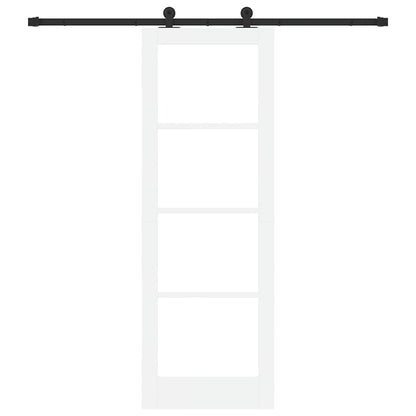 Schiebetür Orkdal Weiß Und Schwarz 73,5 X 211 Cm