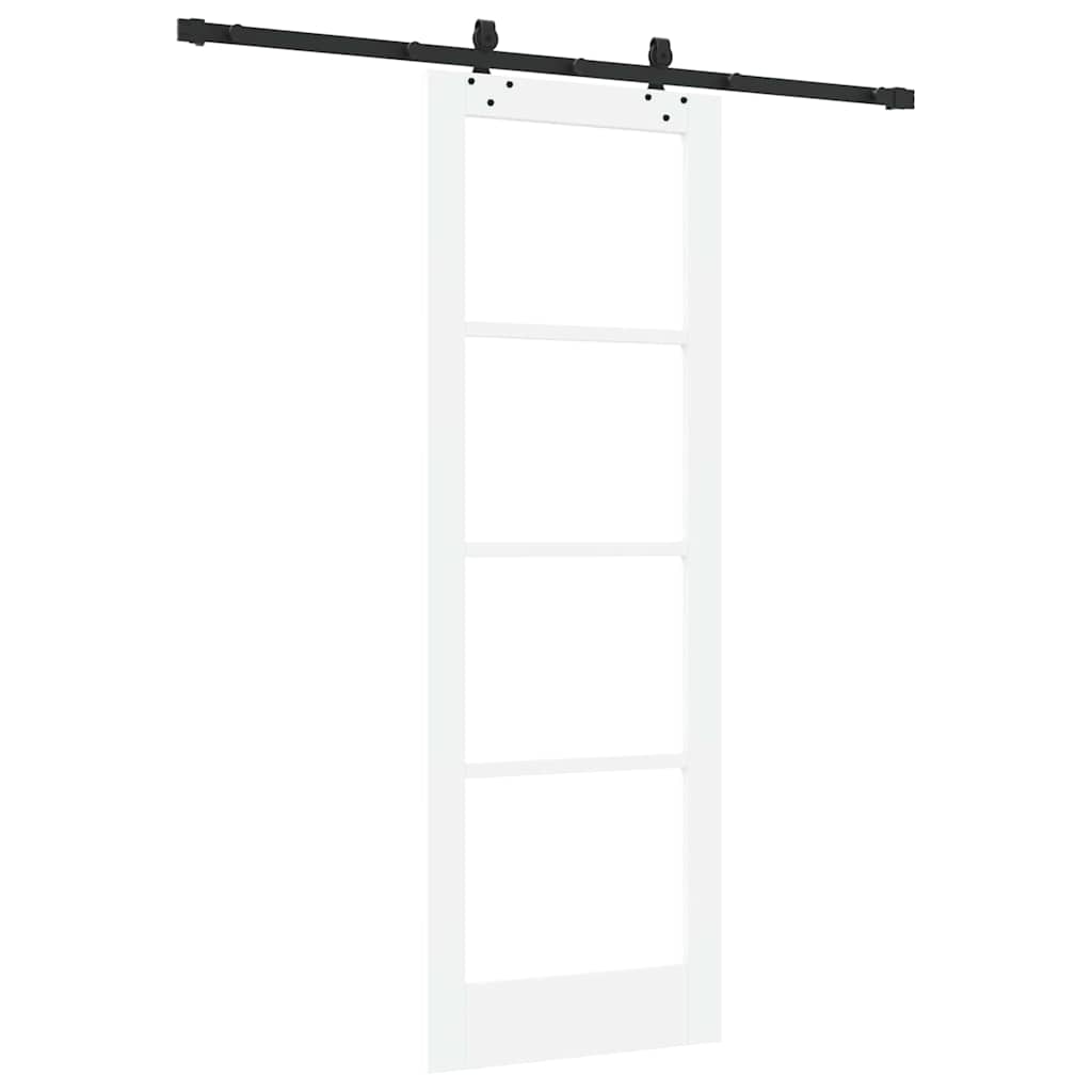 Schiebetür Orkdal Weiß Und Schwarz 73,5 X 211 Cm