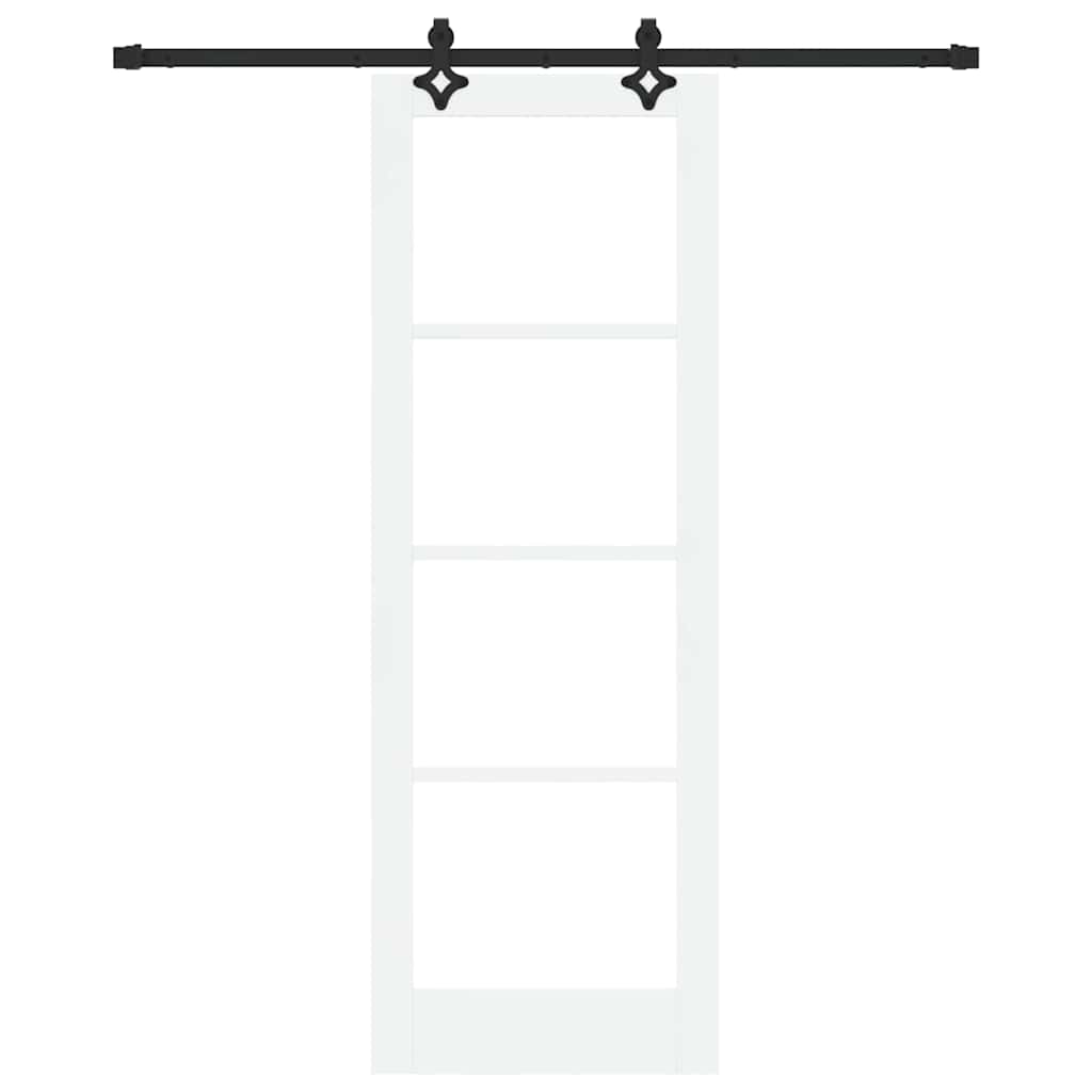 Schiebetür Orkdal Weiß Und Schwarz 73,5 X 211 Cm