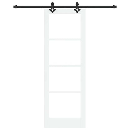 Schiebetür Orkdal Weiß Und Schwarz 73,5 X 211 Cm