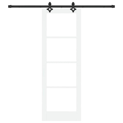 Schiebetür Orkdal Weiß Und Schwarz 73,5 X 211 Cm