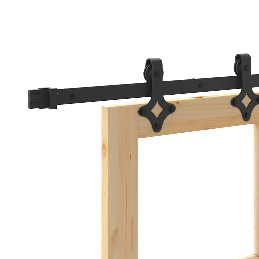 Schiebetür Orkdal Natürlich Und Schwarz 78 X 232 Cm
