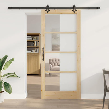 Schiebetür Weiß Massivholz Kiefer Und Glas