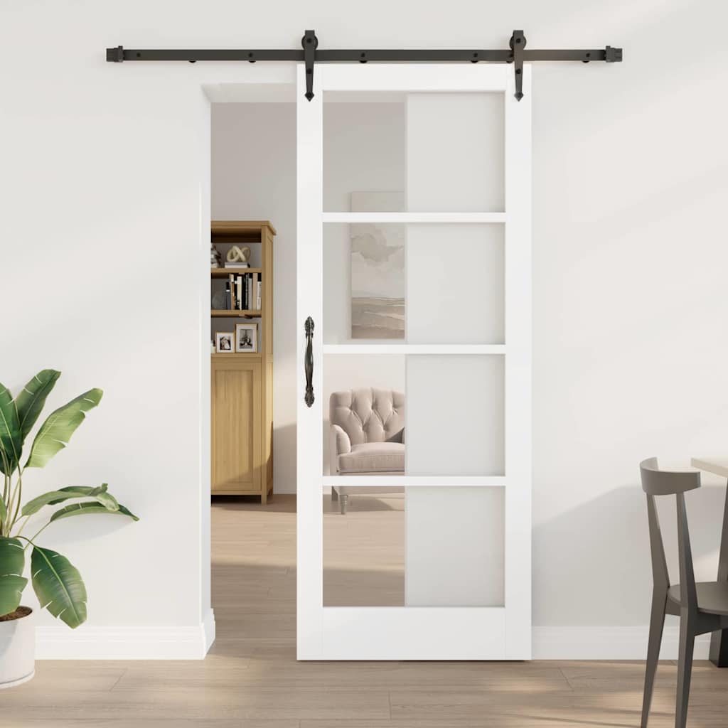 Schiebetür Massivholz Kiefer Und Glas