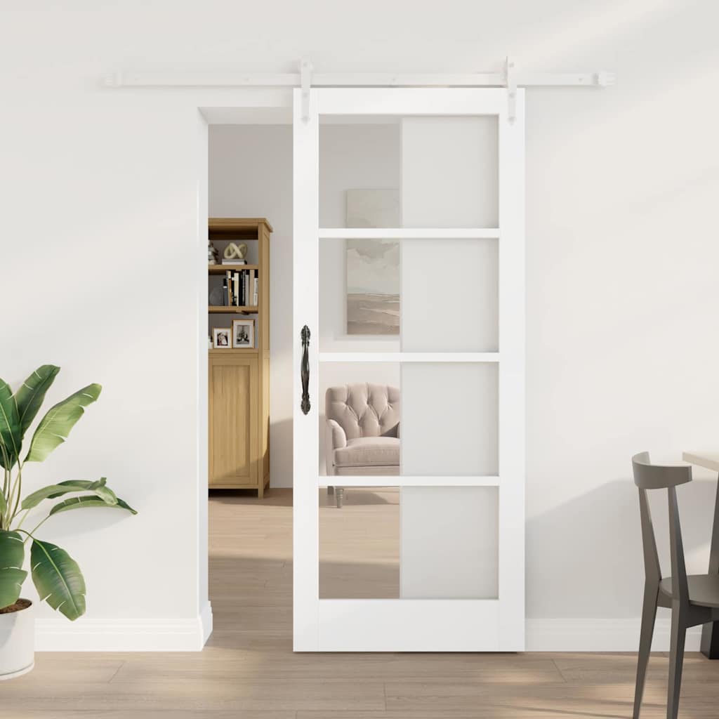 Schiebetür Massivholz Kiefer Und Glas