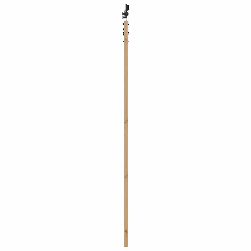 Schiebetür Natürlich Und Schwarz 78 X 232 Cm