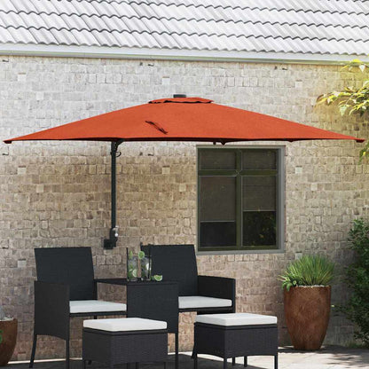 Garten-Sonnenschirm 248,5 X 247,5 X 160 Cm Polyester Und Stahl