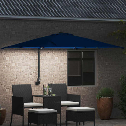 Garten-Sonnenschirm 248,5 X 247,5 X 160 Cm Polyester Und Stahl