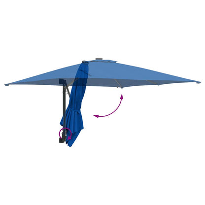 Garten-Sonnenschirm 248,5 X 247,5 X 160 Cm Polyester Und Stahl